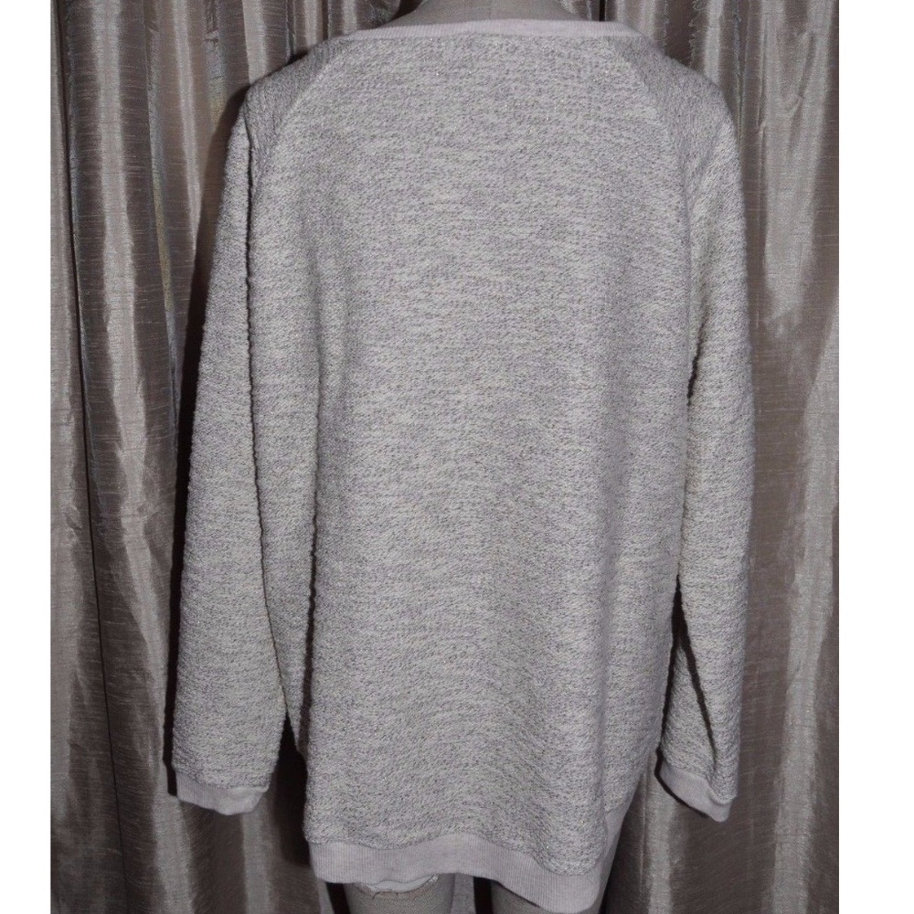 LUCKY LOTUS Studded Metallic Pullover Top - Picture 7 of 8